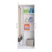 Buyqualia Armario alto Multiusos/Escobero con dos puertas Buyqualia Armario alto Multiusos/Escobero con dos puertas Blanco