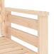 Banco de madera para jardín con mesita 175x55 Banco de madera para jardín con mesita 175x55 Natural