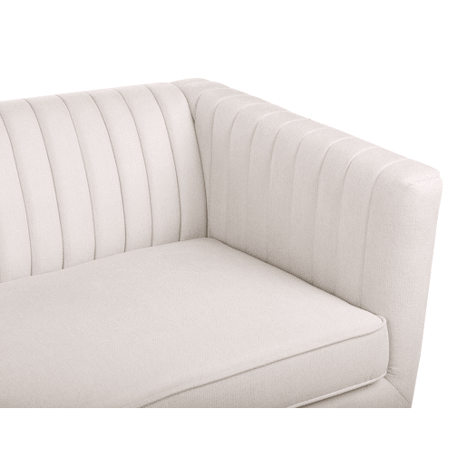 Beliani Sofá de 3 lugares Poliéster SKAULE