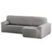 Funda para Sofá Adaptable Roc Chaise Longue Brazo Largo Derecha Funda para Sofá Adaptable Roc Chaise Longue Brazo Largo Derecha Gris Claro