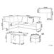 Beliani Conjunto de jardín LACONA Beliani Conjunto de jardín LACONA Gris Oscuro