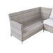 Beliani Conjunto de jardín LACONA Beliani Conjunto de jardín LACONA Gris Oscuro