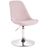Silla Comedor Maverick En Terciopelo Rosado 57X48X76 cm