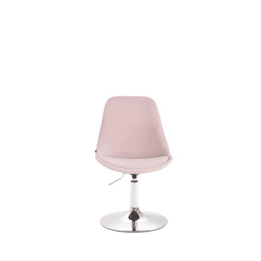 Silla Comedor Maverick En Terciopelo Rosado 57X48X76 cm Silla Comedor Maverick En Terciopelo Rosado 57X48X76 cm