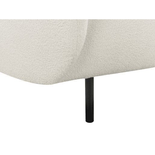 Beliani Sofá de 2 lugares Bouclé LOEN