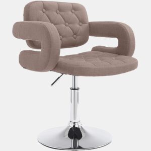 Butaca Lounge Dublin en Tela Gris topo 55X62X76 cm