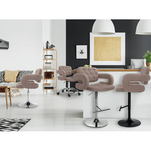 Butaca Lounge Dublin en Tela Gris topo 55X62X76 cm Butaca Lounge Dublin en Tela Gris topo 55X62X76 cm