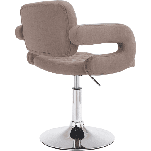 Butaca Lounge Dublin en Tela Gris topo 55X62X76 cm Butaca Lounge Dublin en Tela Gris topo 55X62X76 cm