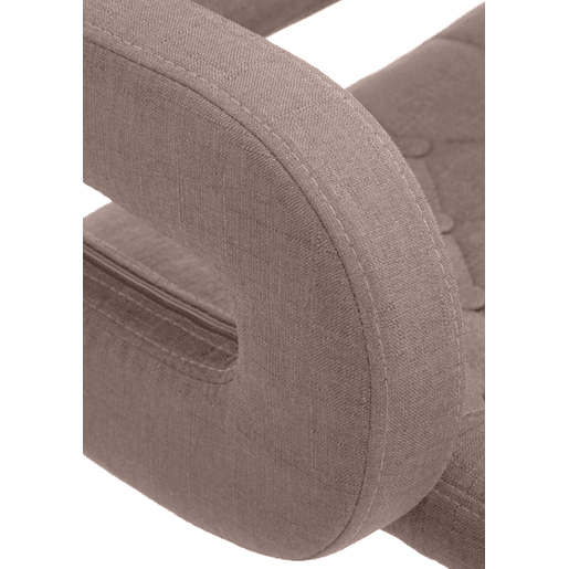Butaca Lounge Dublin en Tela Gris topo 55X62X76 cm Butaca Lounge Dublin en Tela Gris topo 55X62X76 cm