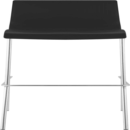 Pack de 2 Taburetes de Bar Hover de Plástico Negro 48X43X100 cm Pack de 2 Taburetes de Bar Hover de Plástico Negro 48X43X100 cm