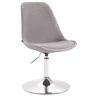 Silla Comedor Maverick En Terciopelo Gris 57X48X76 cm