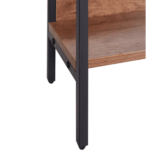 Estante com 6 prateleiras DAVEN 180 cm Castanho