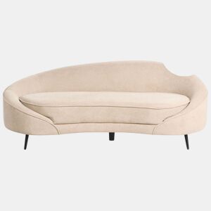 Sofá SAVAR Bouclé Creme 3 lugares