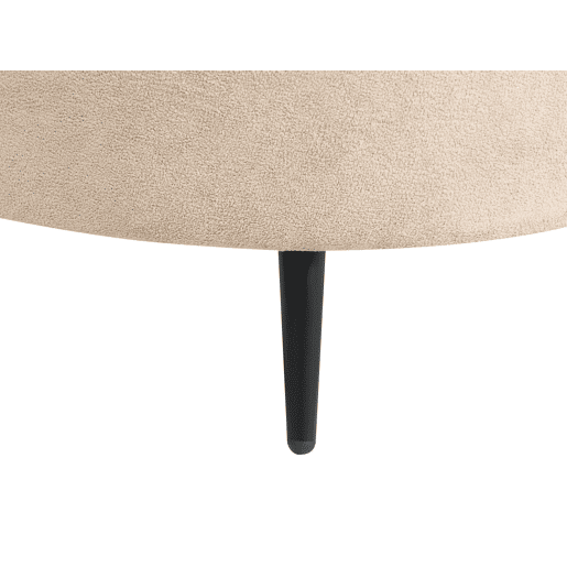 Sofá SAVAR Bouclé Creme 3 lugares Sofá SAVAR Bouclé Creme 3 lugares