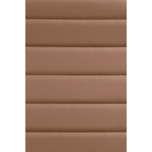 Silla de oficina Havanna en polipiel Simil cuero Marrón claro 59X57X99 cm