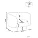 Beliani Sillón LOEN Beliani Sillón LOEN Blanco