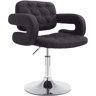 Butaca Lounge Dublin en Tela Negro 55X62X76 cm