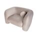 Beliani Sillón Leiren Beliani Sillón Leiren Crema