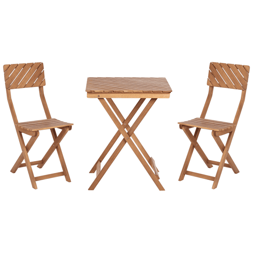 Conjunto de varanda Dobrável ARDORE Madeira de eucalipto Castanho