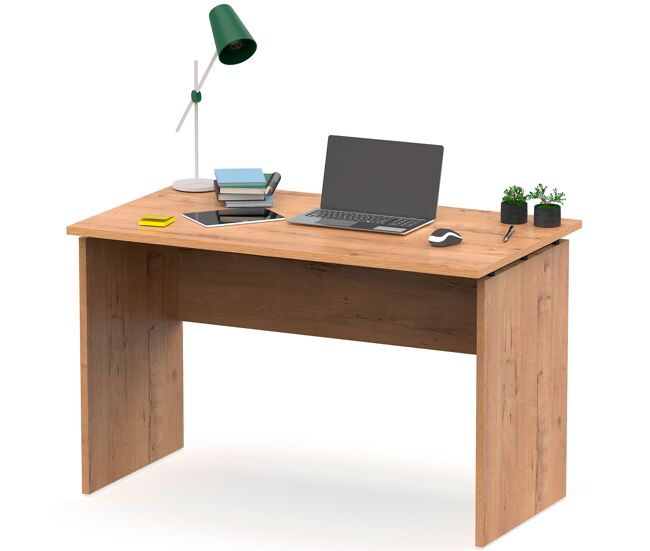 Briebe zenith escritorio, mesa de ordenador oficina, estudio 76 x 120 x 68 cm, despacho, habitación, desk, , madera