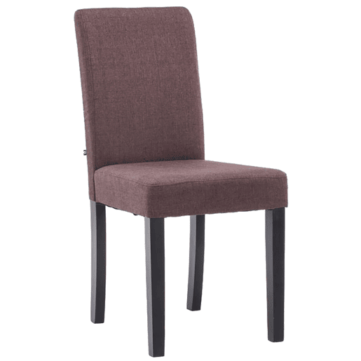 Silla de Comedor Ina en Tela Marrón 47X41X91 cm