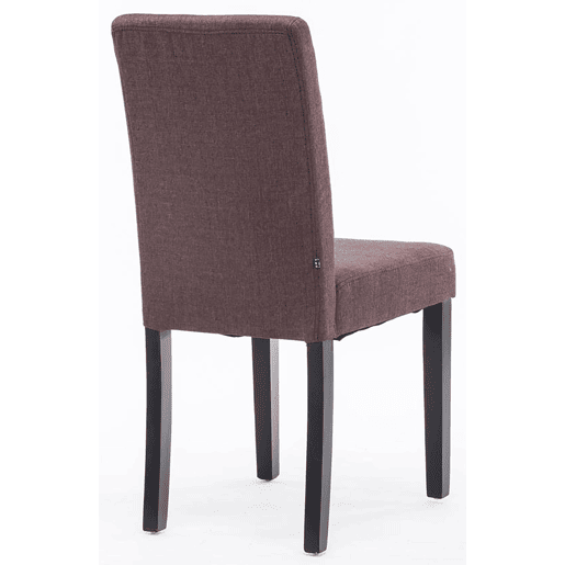 Silla de Comedor Ina en Tela Marrón 47X41X91 cm