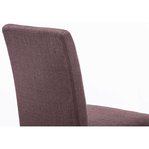 Silla de Comedor Ina en Tela Marrón 47X41X91 cm