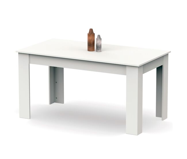Mesa de Comedor Briebe Opal, Salón o Cocina para 4 - 6 Personas 77x140x80 cm, Muebles Diseño Moderno