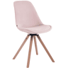 Silla Troyes Rund En Terciopelo Rosado 56X48X84 cm