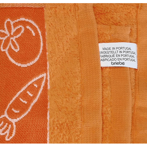 Briebe PC6 6 Toalhas de Cozinha Felpudas 100% Algodão 50X50 Qualidade Feitas em Portugal, , Multicolorido
