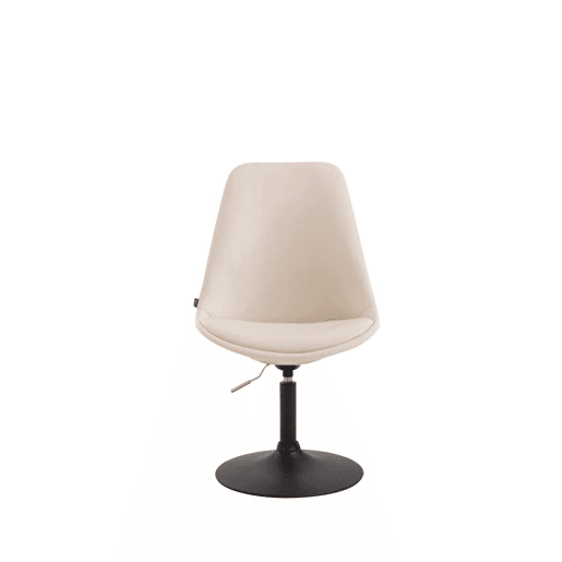 Silla De Comedor Maverick Simil cuero Crema 57X48X76 cm