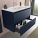 Mueble Baño BEQUIA 2caj. Lavabo 1 poza 80 Mueble Baño BEQUIA 2caj. Lavabo 1 poza 80 Azul