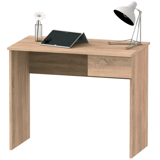 Briebe Nova Escrivaninha, Mesa de Computador 75x90x50cm, 1 Gaveta, Escritório, Quarto Juvenil, , Madeira