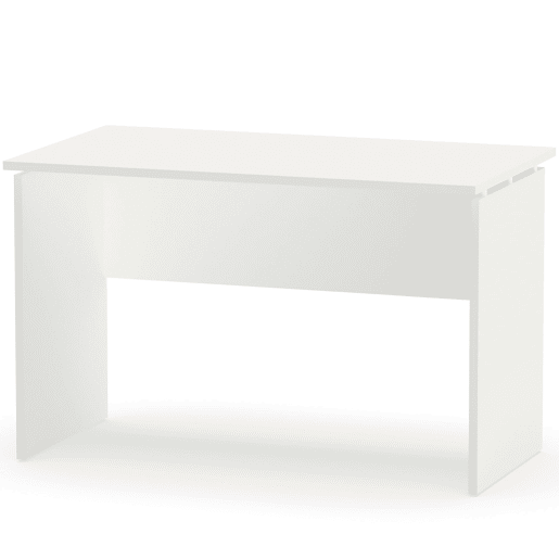 Briebe Zenith Mesa de Escritório, Escrivaninha Computador, Secretária Estudo 76x120x68cm, Quarto, , Branco Briebe Zenith Mesa de Escritório, Escrivaninha Computador, Secretária Estudo 76x120x68cm, Quarto, , Branco