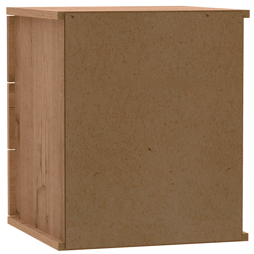 Briebe Serenade Mesa de Cabeceira com 3 Gavetas, Mesinha de Quarto 48,5x41x 40 cm (altura x largura x profundidade), Madeira