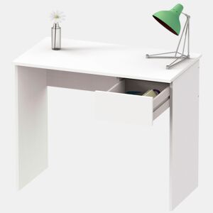 Briebe Nova Escrivaninha, Mesa de Computador 75x90x50cm, 1 Gaveta, Escritório, Quarto Juvenil, , Branco