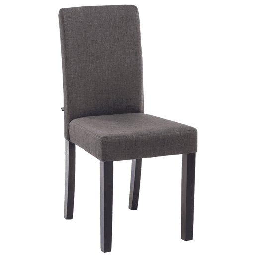 Silla de Comedor Ina en Tela Gris oscuro 47X41X91 cm