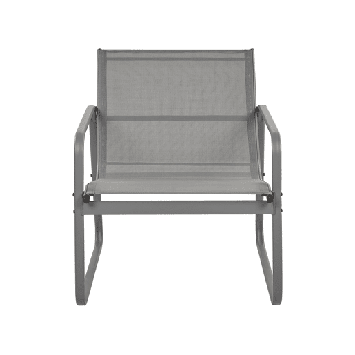 Beliani Conjunto lounge Aço BARREA