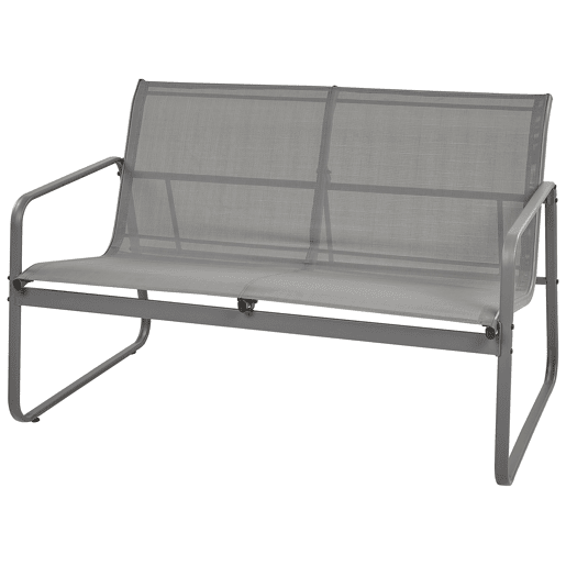 Beliani Conjunto lounge Aço BARREA