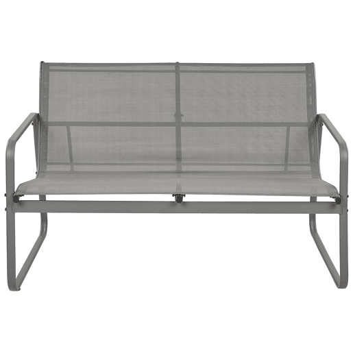 Beliani Conjunto lounge Aço BARREA