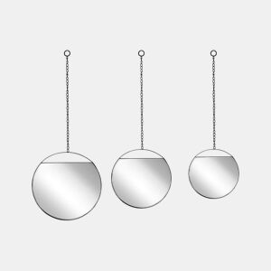 Espelho ODOS 332924 cm 807569 cm Metal Preto
