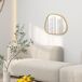 Espejo de Pared Vidrio HOMCOM, hogar - decoración Espejo de Pared Vidrio HOMCOM, hogar - decoración Marrón