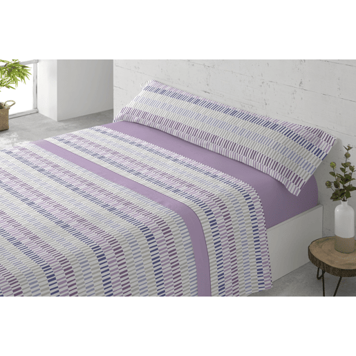 Conjunto de lençóis de três peças cama 105cm Paly Lilás Donegal Collections