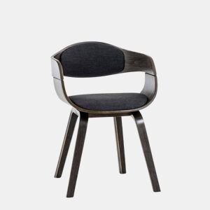 Silla De Visita Kingston En Tela Grisgris oscuro 46X49X73 cm