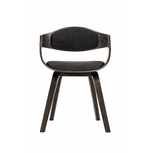 Silla De Visita Kingston En Tela Grisgris oscuro 46X49X73 cm