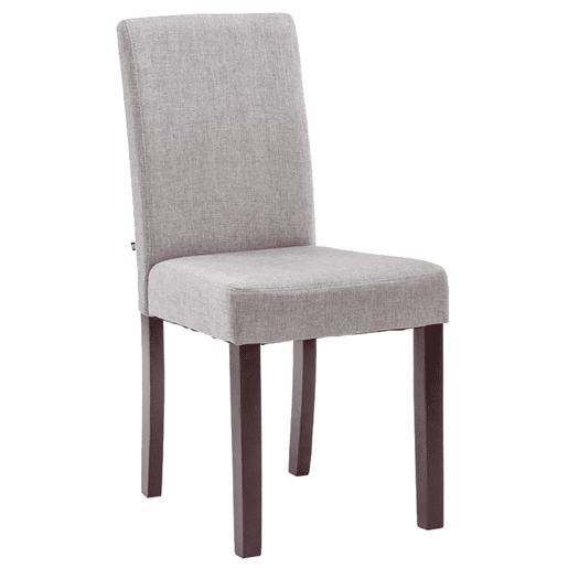 Silla de Comedor Ina en Tela Gris claro 47X41X91 cm