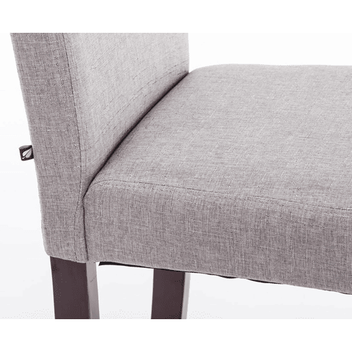 Silla de Comedor Ina en Tela Gris claro 47X41X91 cm