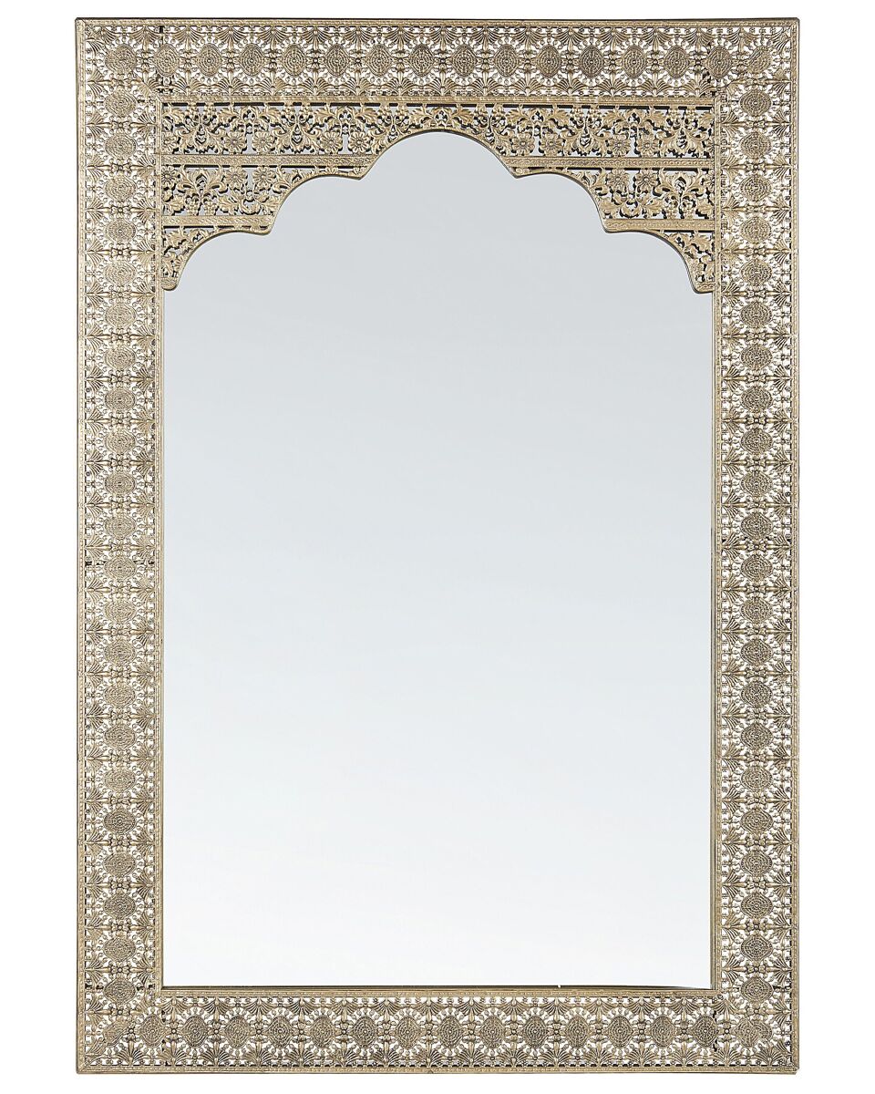 Beliani Espejo PALI 60x2 Dorado