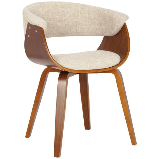 Silla Bruce tela Crema 55X60X75 cm