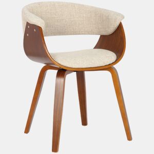 Silla Bruce tela Crema 55X60X75 cm